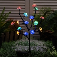 Светильник на солнечной батарее "ЭРА", "Сакура" 32 см, IP44, 16LED, 1реж, МУЛЬТИ Светильник на солнечной батарее "ЭРА", "Сакура" 32 см, IP44, 16LED, 1реж, МУЛЬТИ