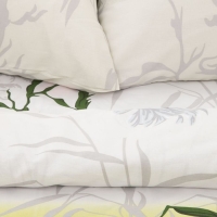 Постельное бельё "Этель" дуэт Ромашковое поле 143х215 см - 2 шт, 240х220 см, 70х70 см - 2 шт., 100% хлопок, бязь 125 г/м&sup2;