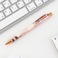 Ручка пластиковая автоматическая «Учителю: Мудрый учитель», шариковая 7.0 мм, синяя паста Ручка пластиковая автоматическая «Учителю: Мудрый учитель», шариковая 7.0 мм, синяя паста