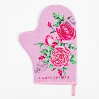 Набор кухонный &laquo;Самая лучшая&raquo; варежка-прихватка 20х28см, прихватка 17х17см