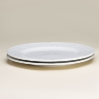 Набор фарфоровых тарелок SL Home &laquo;Винтаж фрэнч&raquo;, d=27 см, цвет белый