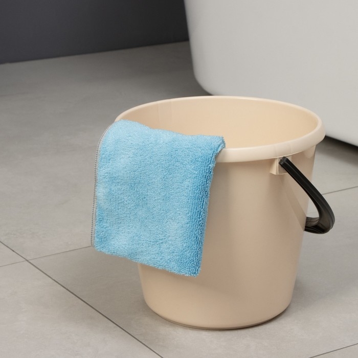 Тряпка для пола Raccoon, 250 г/м², 50×30 см, микрофибра, с оверлоком, 1 шт, цвет голубой Тряпка для пола Raccoon, 250 г/м², 50×30 см, микрофибра, с оверлоком, 1 шт, цвет голубой