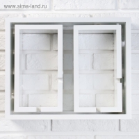 Набор полок 1+2 белые, большая 40*30см, 2 средних 25*15см