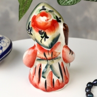 Сувенир &laquo;Буся&raquo;, гжель, цвет, 12х8 см