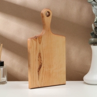 Доска разделочная с ручкой Adelica, 28&times;15&times;2,2 см, покрыта маслом, цельная берёза