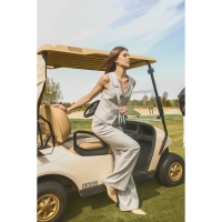 Сумка кросс-боди на молнии, цвет серо-голубой