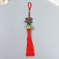 Колокольчик металл "Цилинь (Кирин)" 1 колокол 18х4,5х3 см Колокольчик металл "Цилинь (Кирин)" 1 колокол 18х4,5х3 см