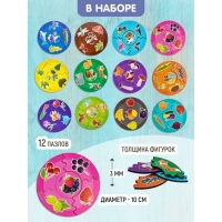 Пазлы из дерева «Мои первые пазлы. Мир вокруг», 60 эл. Пазлы из дерева «Мои первые пазлы. Мир вокруг», 60 эл.