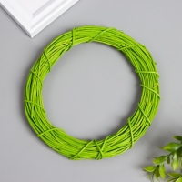 Кольцо ротанг для изготовления ловца снов "Зелёный" d=15 см Кольцо ротанг для изготовления ловца снов "Зелёный" d=15 см
