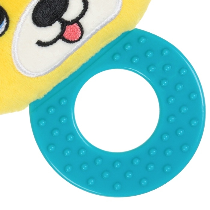 Погремушка мягкая с прорезывателем "Собачка", Крошка Я