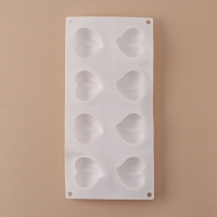 Форма для муссовых десертов и выпечки &laquo;Рандеву&raquo;, 30&times;14,4&times;2 см, 8 ячеек (4,9&times;4,4 см), цвет белый