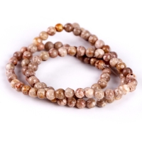 Бусины из натурального камня «Песочный агат» набор 90 шт., размер 1 шт. — 4 мм Бусины из натурального камня «Песочный агат» набор 90 шт., размер 1 шт. — 4 мм