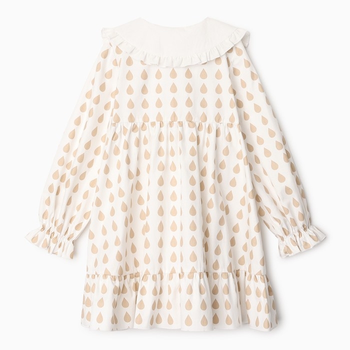 Платье детское с воротником KAFTAN Платье детское с воротником KAFTAN "Капелька" р.28 (86-92 см)