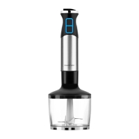 Блендер Galaxy LINE GL 2135, погружной, 1350Вт, 0.9/0.6 л, 12 скоростей, режим турбо, серый