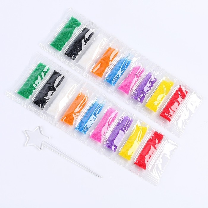 Сияющая фреска на новый год &laquo;Снегирь&raquo;&lrm;, 21 х 29,7 см, новогодний набор для творчества