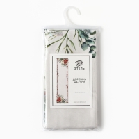 Дорожка на стол Этель "Пуансетия" 40х147 +/- 5 см, 100% хл, саржа 190 гр/м2