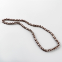 Бусины из стекла, набор 78 шт., размер 1 шт. &mdash; 10 мм, цвет коричневый