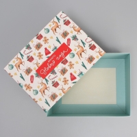 Коробка подарочная новогодняя складная &laquo;Уютного года &raquo;, 20 х 15 х 8 см, Новый год