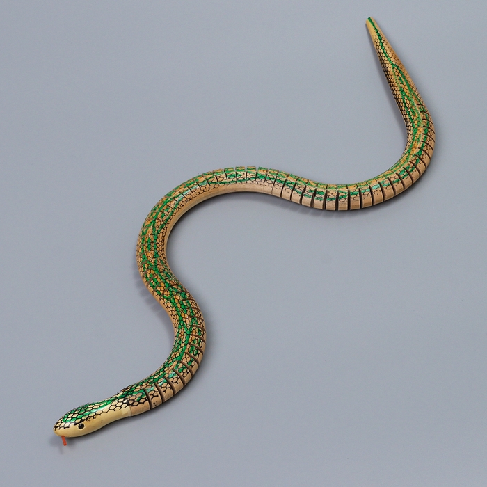 Новый год! Деревянная игрушка &laquo;Змея&raquo;, 70 &times; 2 &times; 2 см