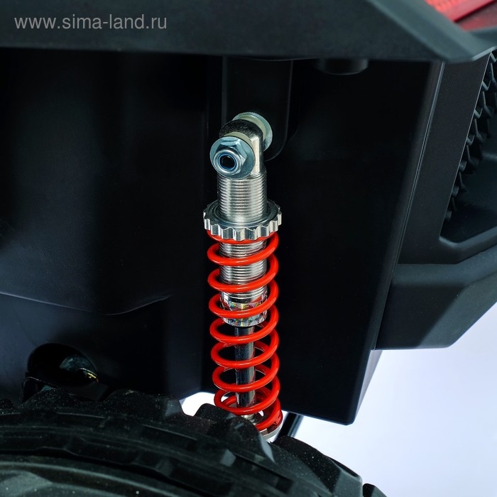 Электромобиль &laquo;БАГГИ&raquo;, полный привод 4WD, кожаное сидение, цвет белый