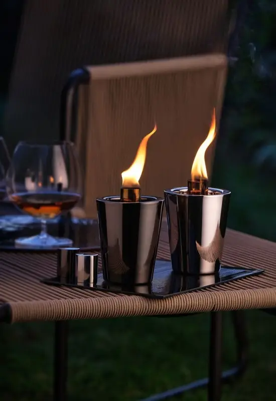 Масляная лампа Tarcia, серебристая Масляная лампа Tarcia, серебристая