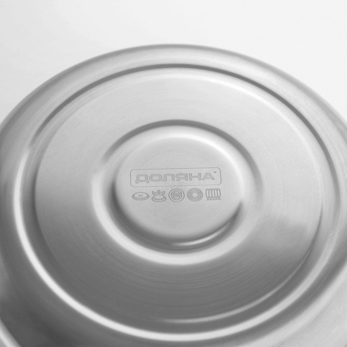 Мантоварка - пароварка из нержавеющей стали Доляна «Классика», d=24 см, 4 уровня (нижний уровень 3,6 л) Мантоварка - пароварка из нержавеющей стали Доляна «Классика», d=24 см, 4 уровня (нижний уровень 3,6 л)