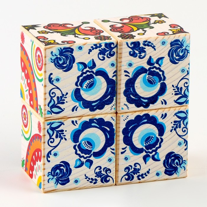 Кубики &laquo;Русские узоры&raquo;
