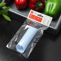 Трубка для чистки чеснока Доляна «Тирик», 12×3,5 см, цвет голубой Трубка для чистки чеснока Доляна «Тирик», 12×3,5 см, цвет голубой