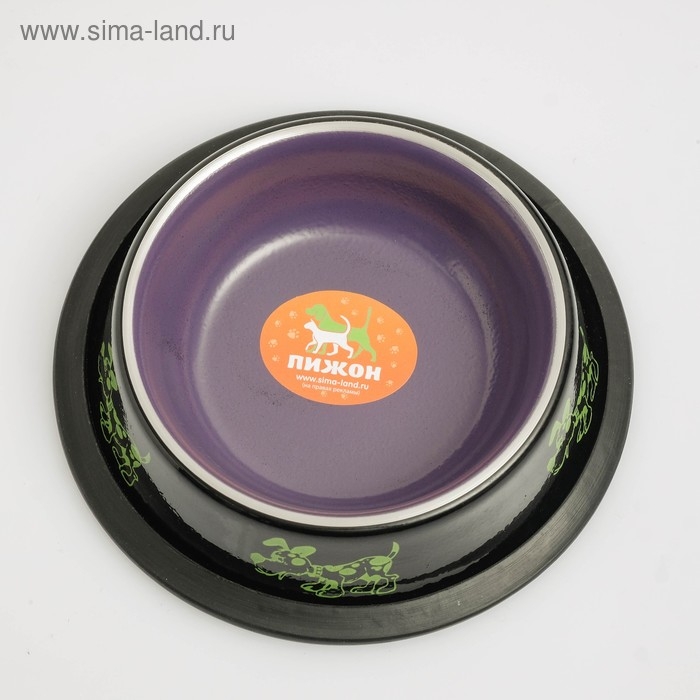 Миска с нескользящим основанием, 230 мл, двухцветная Миска с нескользящим основанием, 230 мл, двухцветная