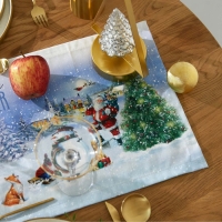 Новый год.Дорожка Этель "Рождественский вечер" 30х70 см, 100% хлопок, саржа 190 г/м2 Новый год.Дорожка Этель "Рождественский вечер" 30х70 см, 100% хлопок, саржа 190 г/м2