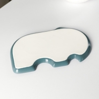 Чайная пара керамическая &laquo;Слоник&raquo;, 2 предмета: кружка с ложкой 220 мл, блюдце 19&times;12,5 см