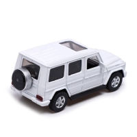 Машина металлическая MERCEDES-BENZ G350D, 1:42, инерция, открываются двери, цвет белый Машина металлическая MERCEDES-BENZ G350D, 1:42, инерция, открываются двери, цвет белый