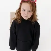 Худи детское оверсайз Houdini, черное, 6 лет