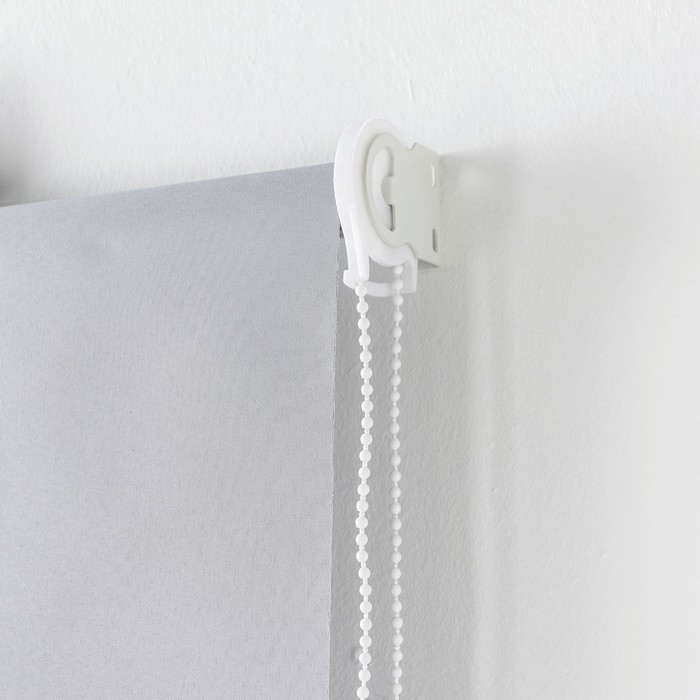 Штора рулонная &laquo;Механика&raquo;, 100&times;180 см (с учётом креплений 3,5 см), цвет серый