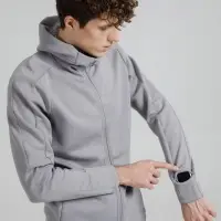 Куртка с капюшоном унисекс Begi, серая, размер M