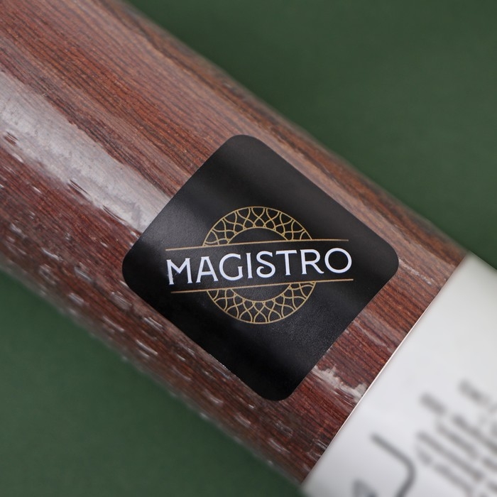 Скалка вращающаяся Magistro, дерево, 43&times;4 см, рабочая часть 23 см, с фигурными ручками