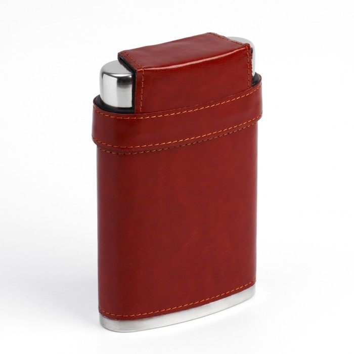 Фляжка для алкоголя и воды, нержавеющая сталь, чехол, 240 мл, 8 oz, 3 стопки и воронка Фляжка для алкоголя и воды, нержавеющая сталь, чехол, 240 мл, 8 oz, 3 стопки и воронка