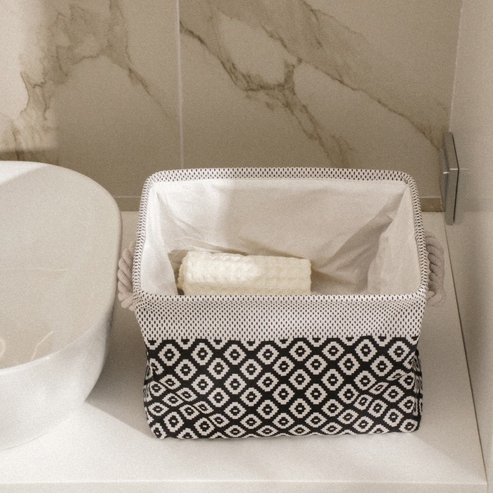 Короб для хранения вещей SL Home, 31&times;22&times;22,5 см, цвет белый