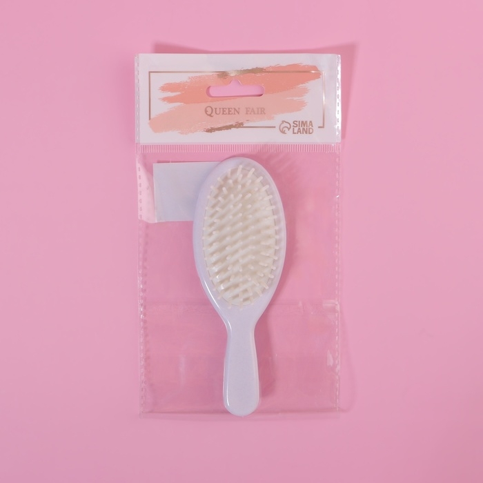 Расчёска-мини массажная, 4,5 &times; 13 см, рисунок МИКС