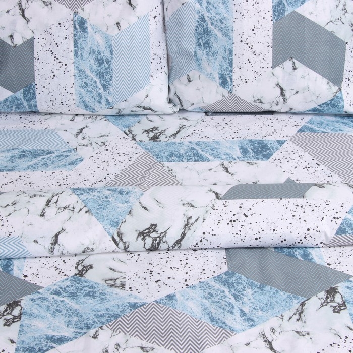 Постельное бельё LoveLife евро Постельное бельё LoveLife евро "Ледяное утро" 225х215см, 240х220см, 50х70см-2шт, хлопок,бязь, 125г/м2