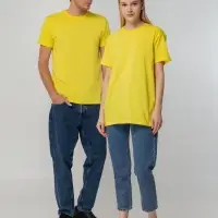 Футболка унисекс T-bolka 140, желтая, размер 4XL