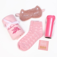 Набор подарочный "С Новым годом" плед и акс