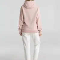 Толстовка с капюшоном унисекс King, розовая, размер XS