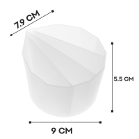 Стаканчик силиконовый для Флюид Арт, 4 секции, объём &mdash; 200 мл