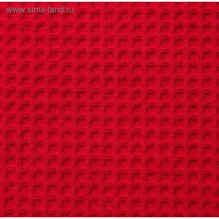 Полотенце вафельное &laquo;Этель&raquo; 70х140 см, цвет бордо, плотность 240 г/м2