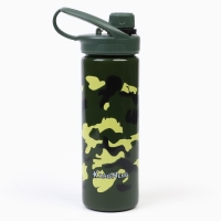 Бутылка для воды, 1 л, "Мастер К", 26.5 х 7.6 см Бутылка для воды, 1 л, "Мастер К", 26.5 х 7.6 см