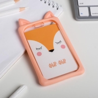 Чехол для бейджа с ушками «Лисичка», 7 х 12 см Чехол для бейджа с ушками «Лисичка», 7 х 12 см