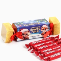 Жевательные конфеты &laquo;Сладкого Нового Года&raquo;, вкус: вишня, 67 г ( 10 шт. х 6, 7 г).