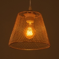 Светильник "Бенни" 1х40Вт Е27 Золото 20х20х80(20)см