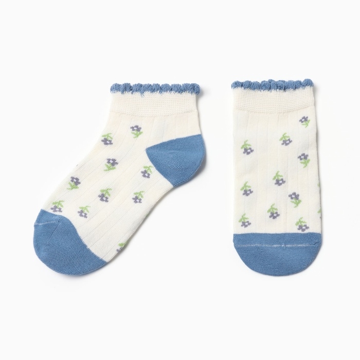 Носки детские Носки детские "Цветы" MINAKU, цв.белый (4-8 лет)